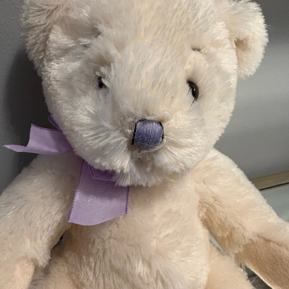 Anya ivory bear plush toy net medium sized - Picture 3 of 5